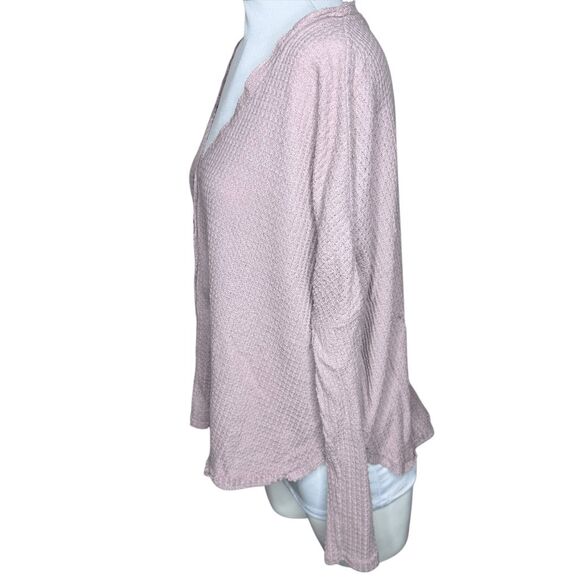 Out From Under UO mauve waffle knit thermal xs long sleeve top - Picture 3 of 9